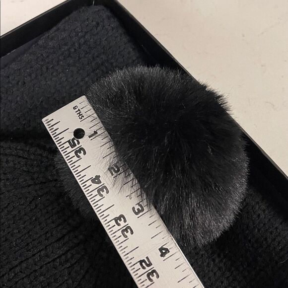 KARL LAGERFELD PARIS Disco Choupette Faux-Fur Pom-Pom Beanie & Scarf Gift Set main image 13
